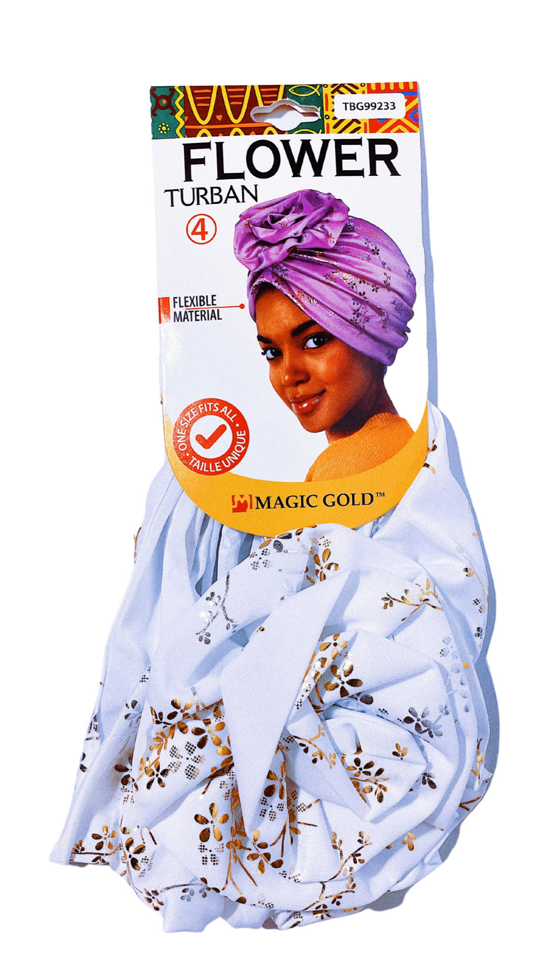 Magic Gold Flower Turban