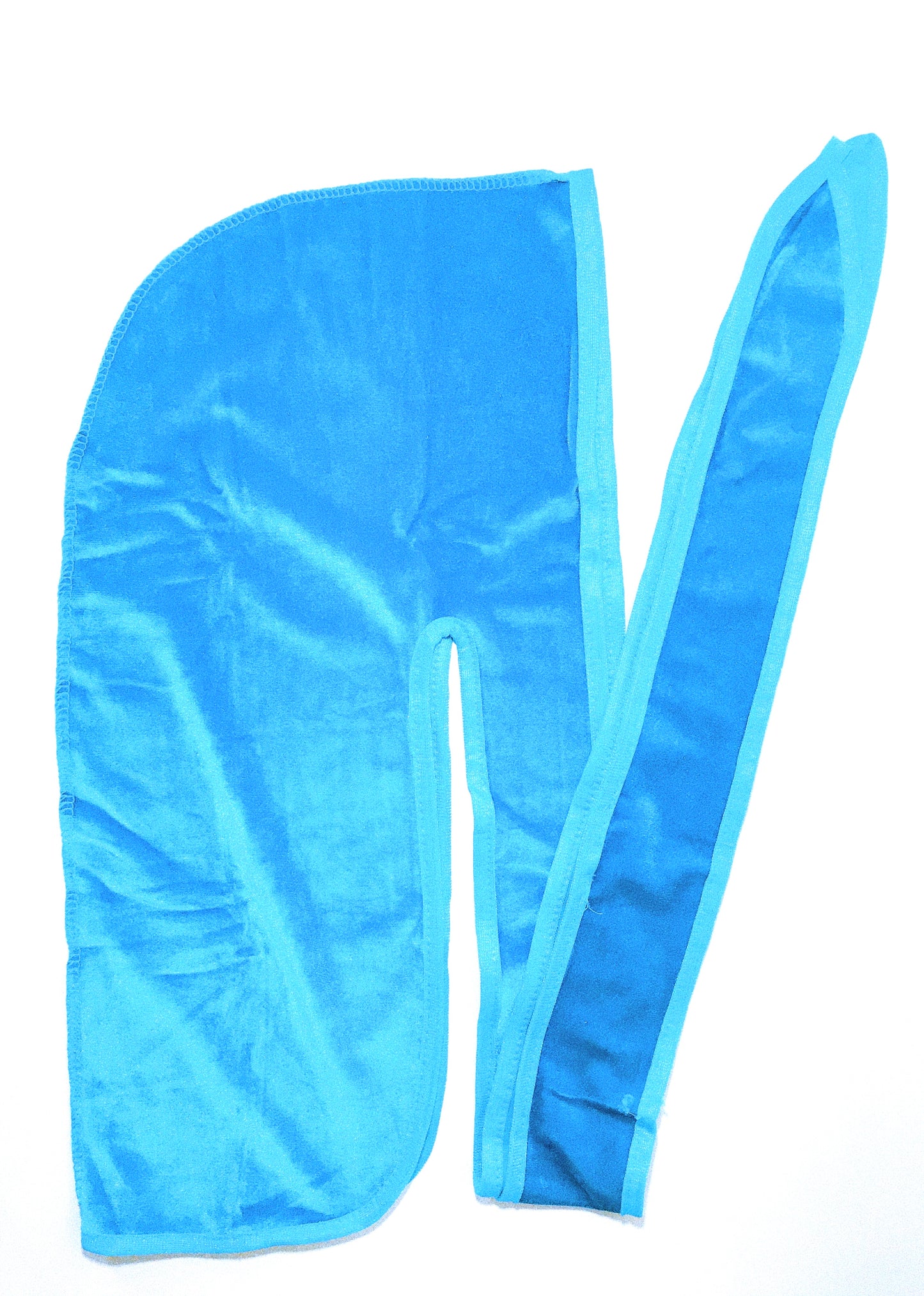 Baby Blue Velvet Durag