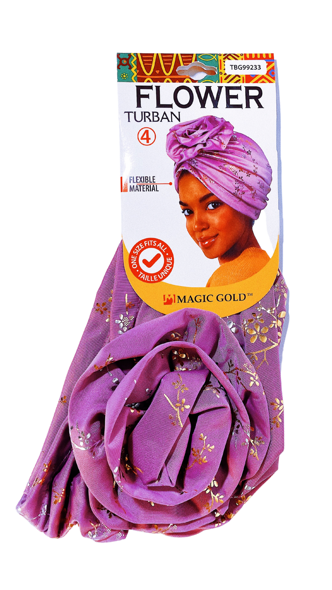 Magic Gold Flower Turban
