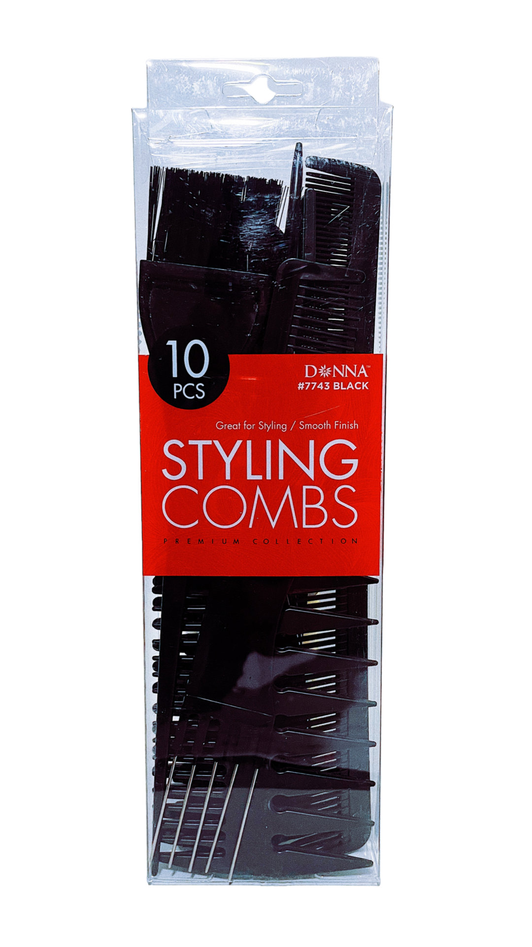 Donna Styling Combs 10 Pcs