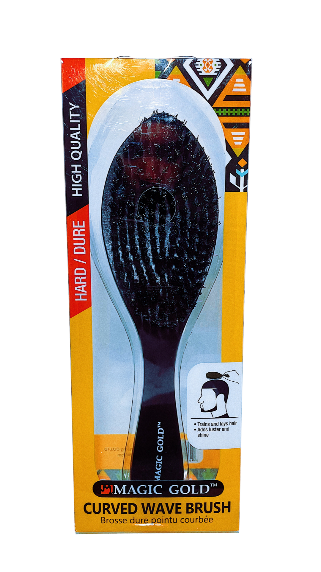 Magic Gold Curved Wave Brush Hard