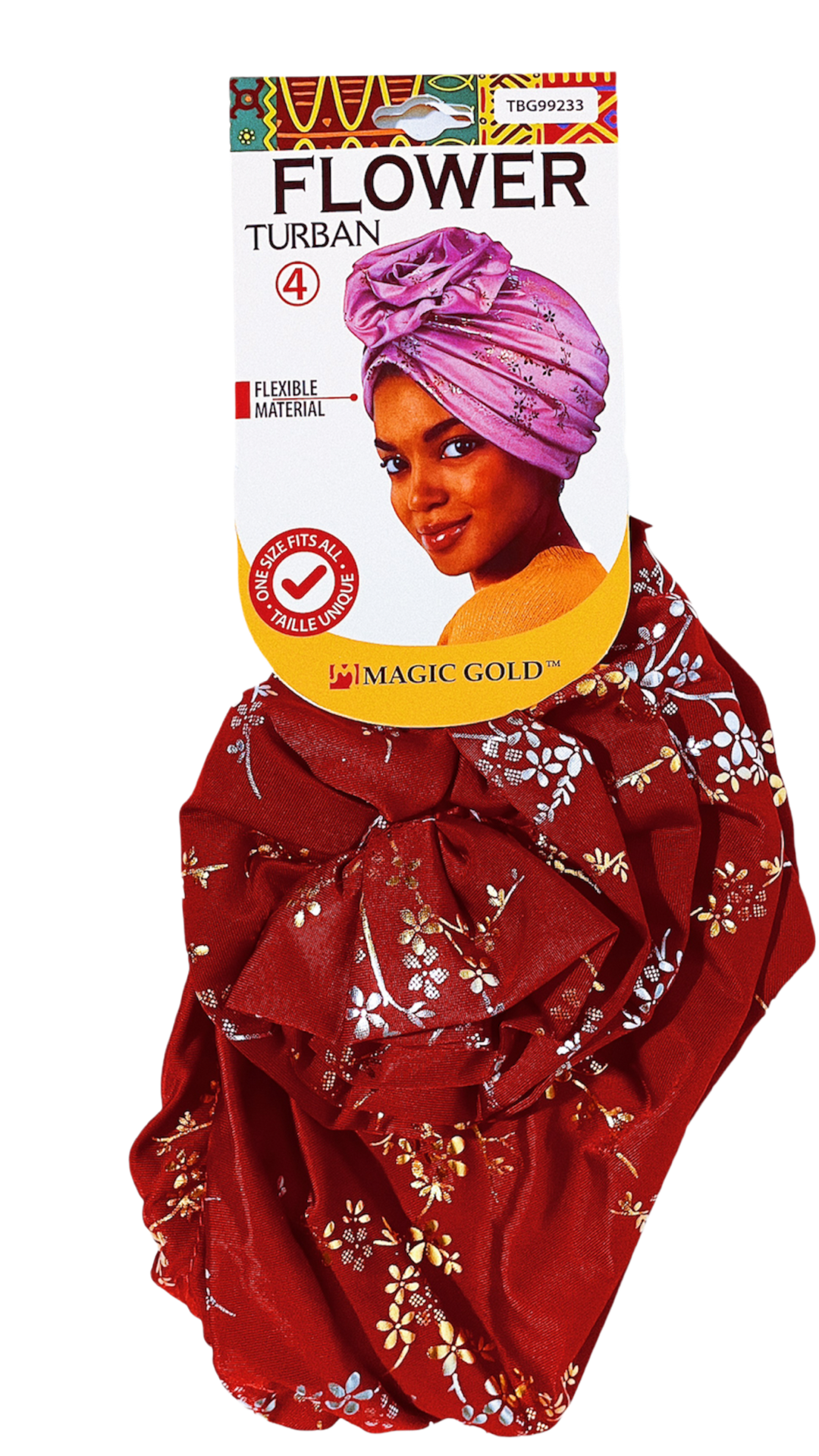 Magic Gold Flower Turban