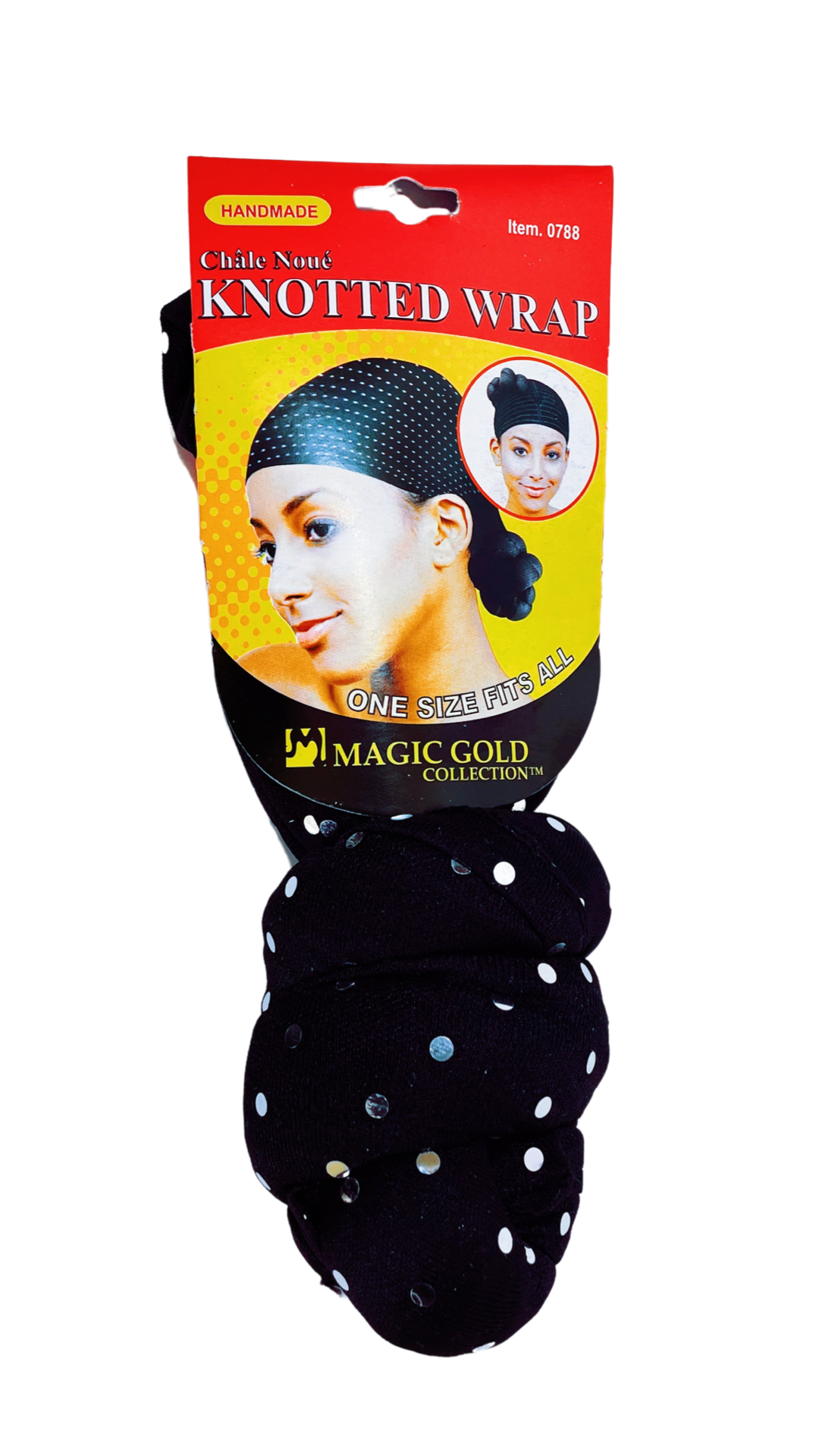 Magic Gold Knotted Wrap Handmade