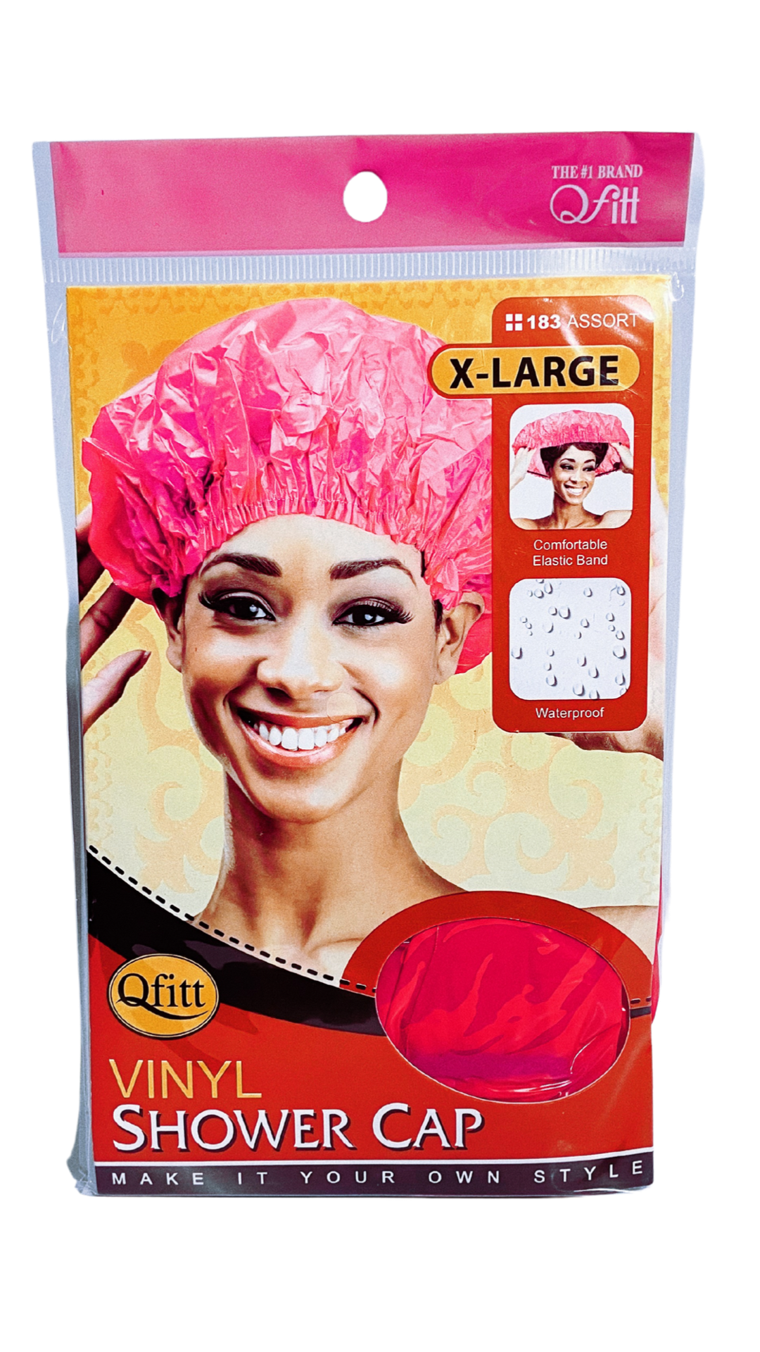 Qfitt Vinyl Shower Cap X-Large