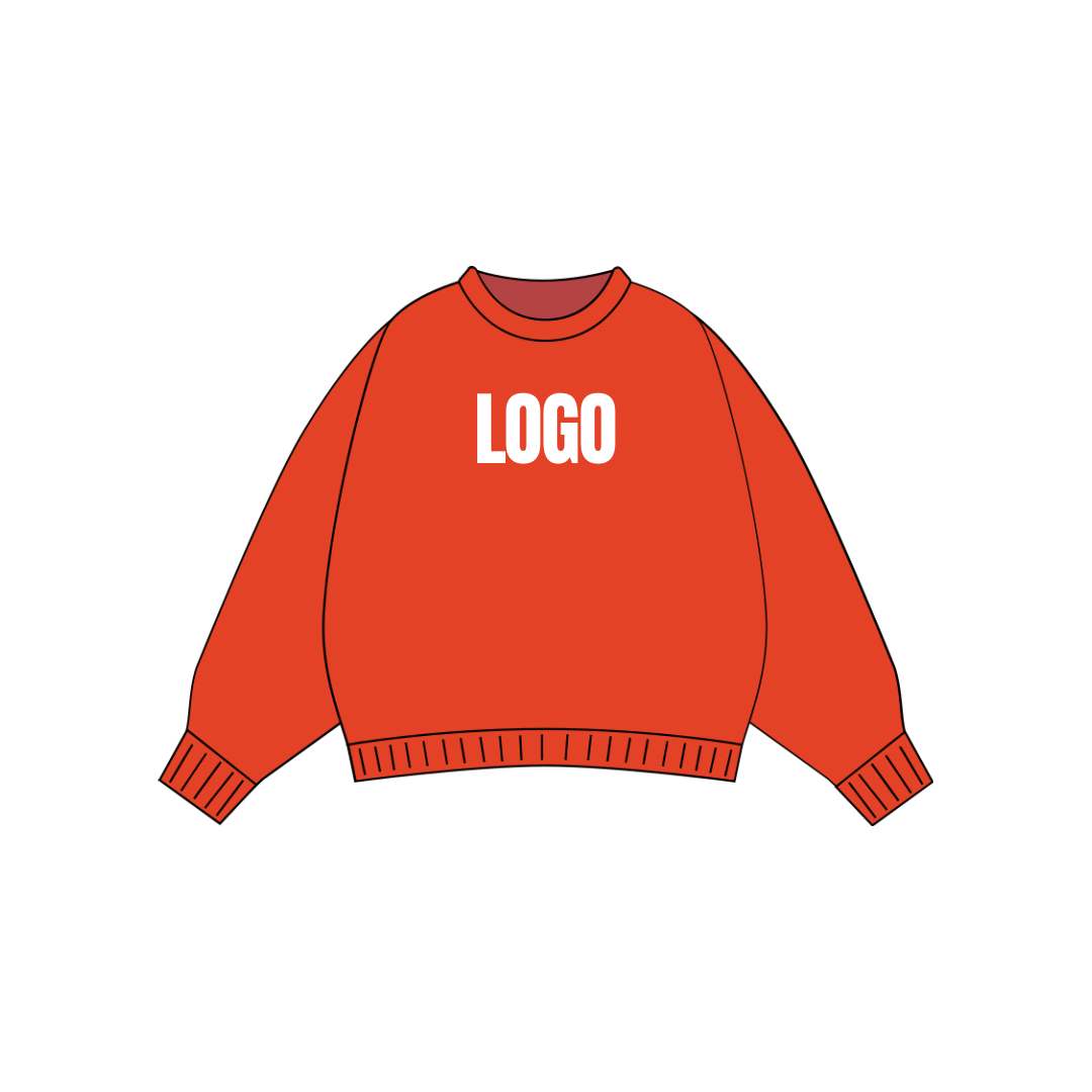 Custom Embroidery Sweater (Big Logo)
