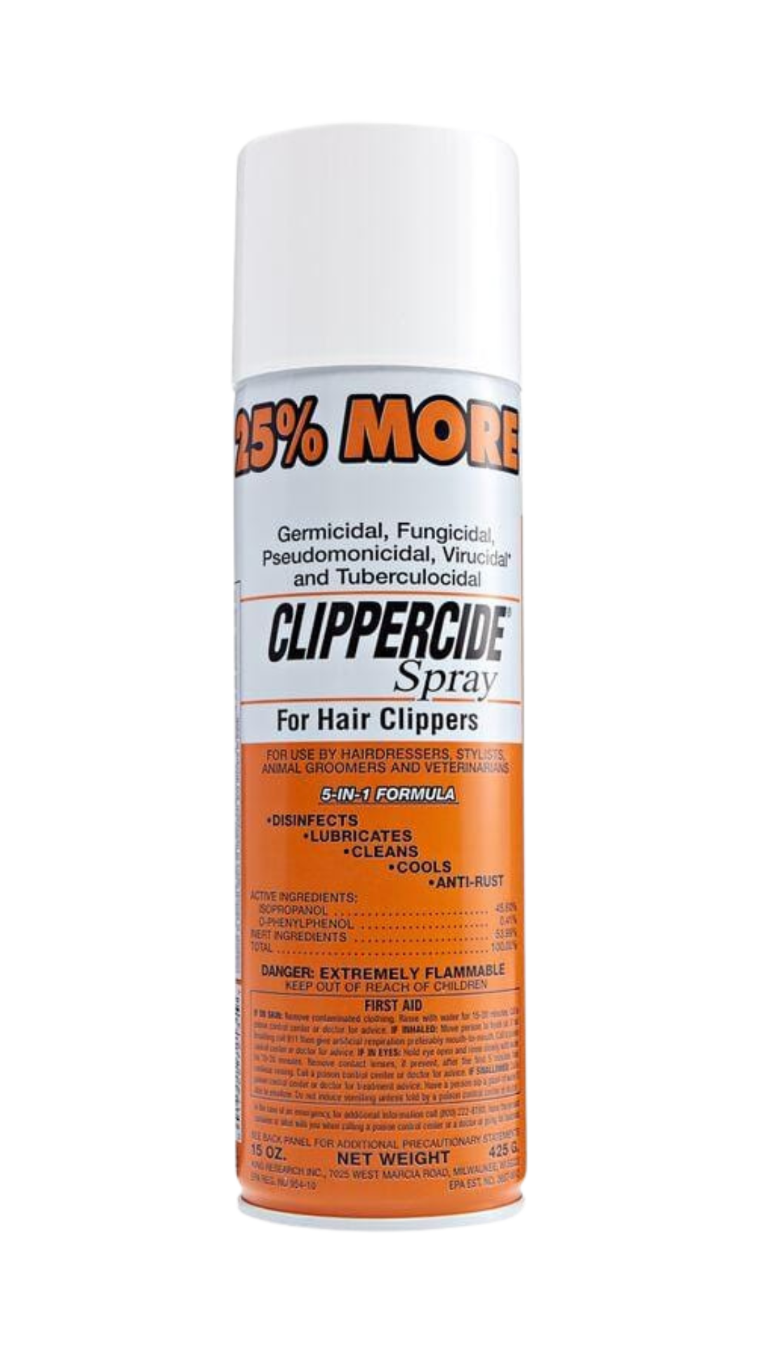 Clippercide Tuberculocidal Disinfectant for Hair Clippers