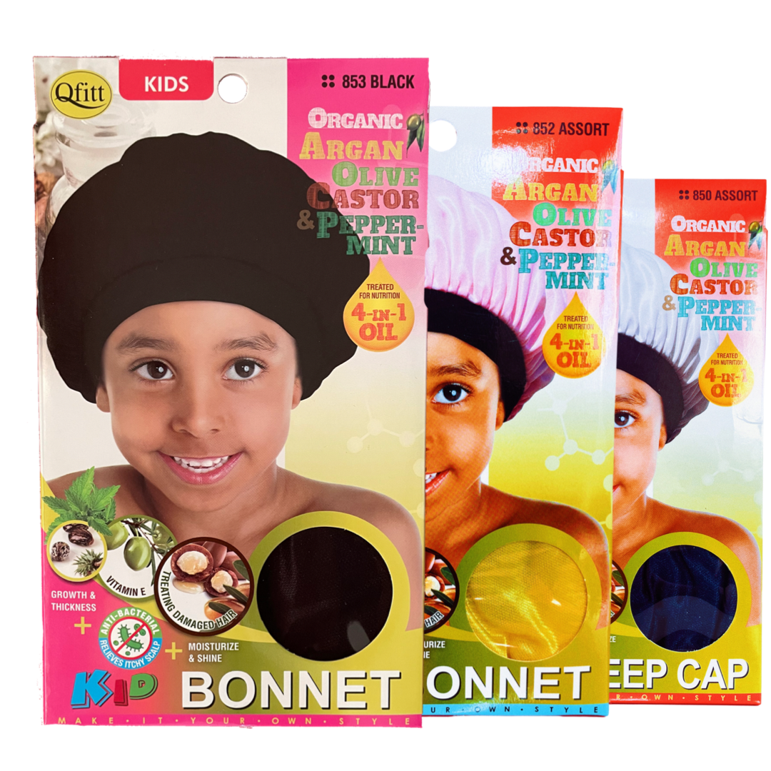 Qfitt Kids Sleep Cap Bonnet