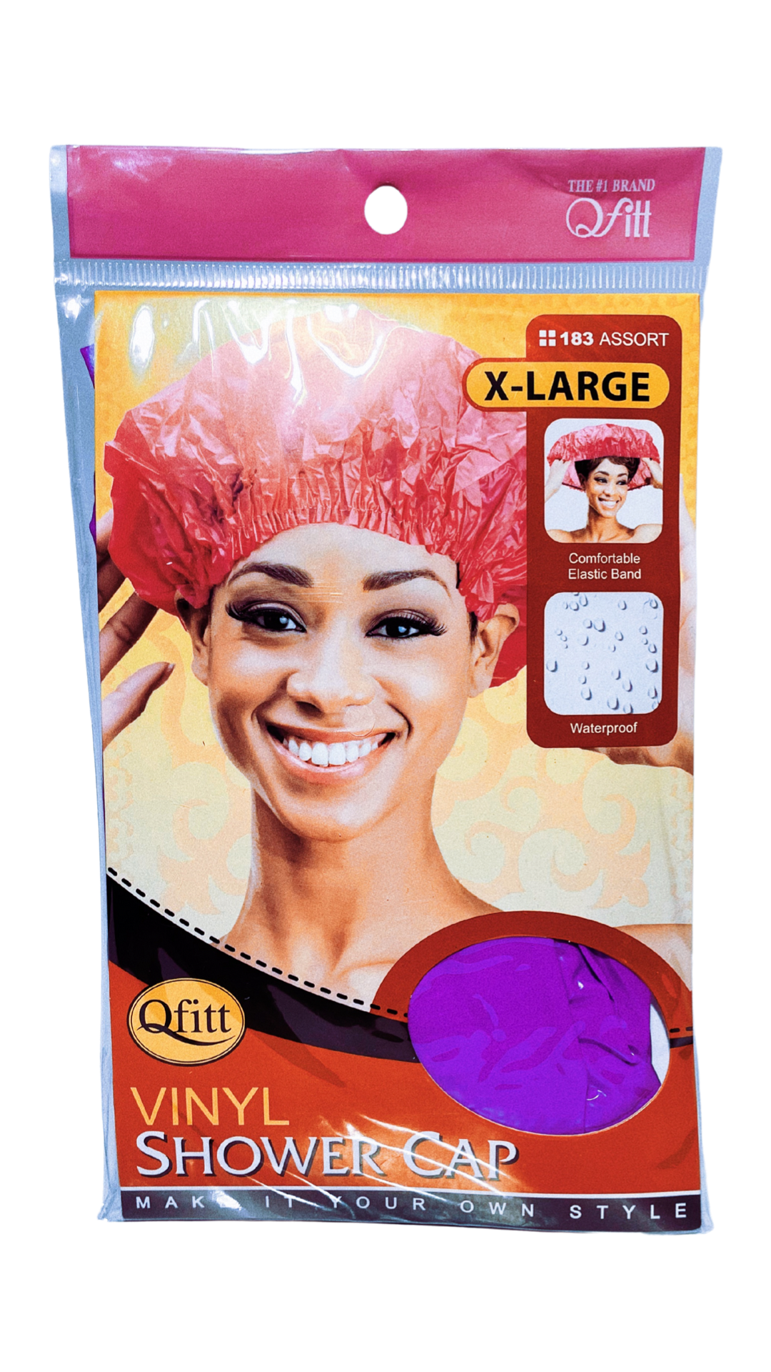 Qfitt Vinyl Shower Cap X-Large