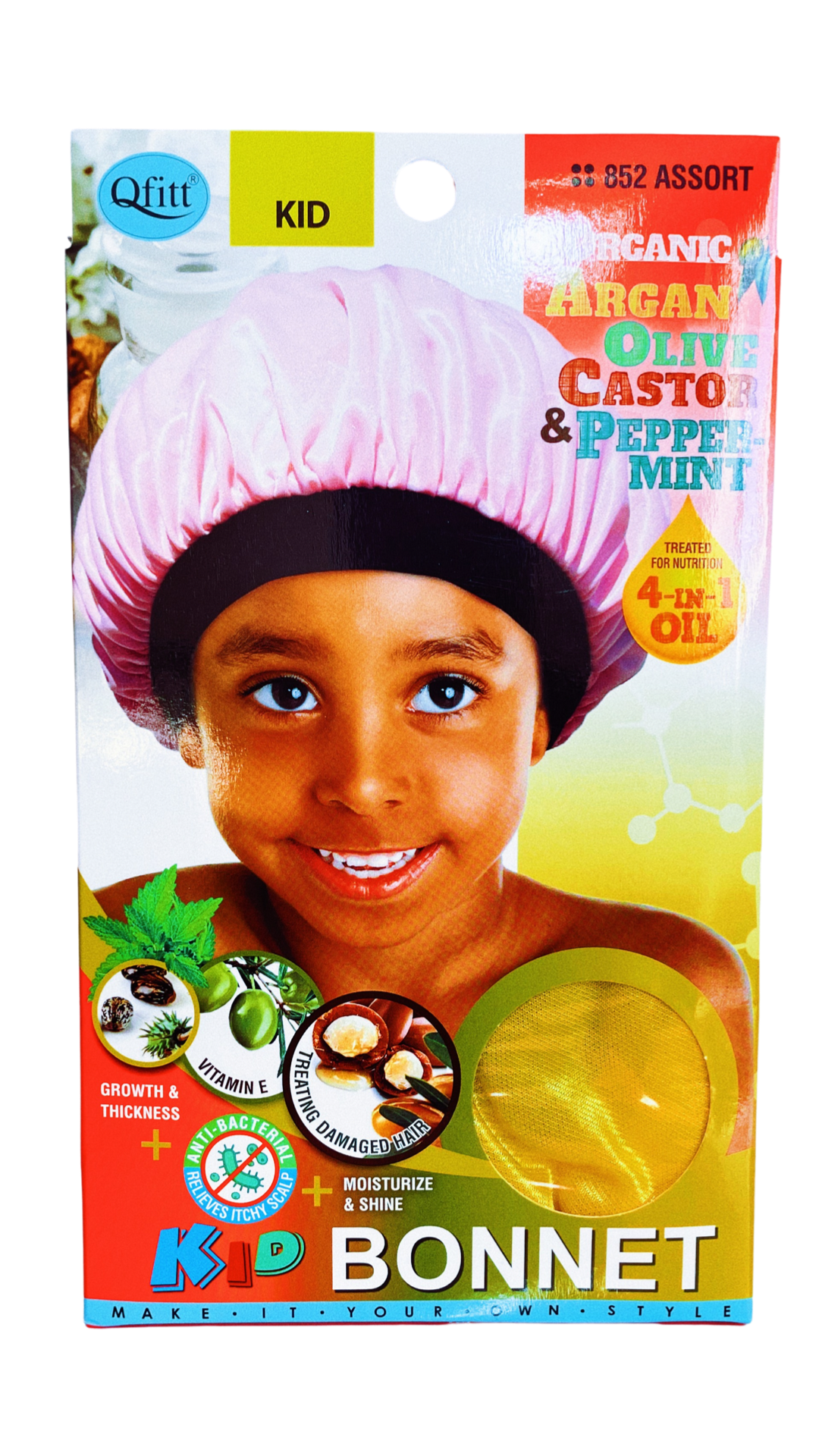 Qfitt Kids Sleep Cap Bonnet