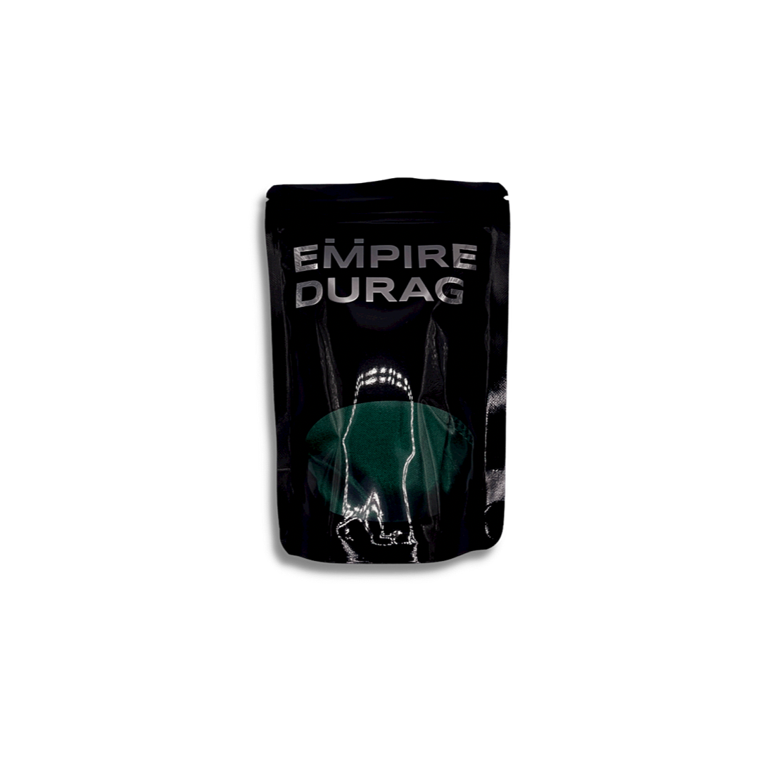 Forest Green Satin Empire Durag