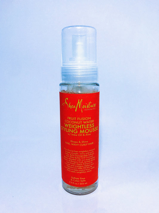 Shea Moisture Fruit Fusion Coconut Water Weightless Styling Mousse