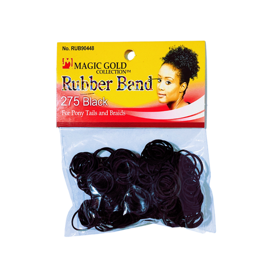 Magic Gold 275 Black Rubber Bands