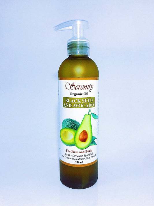 Serenity Oranic Oil Black Seed and Avocado