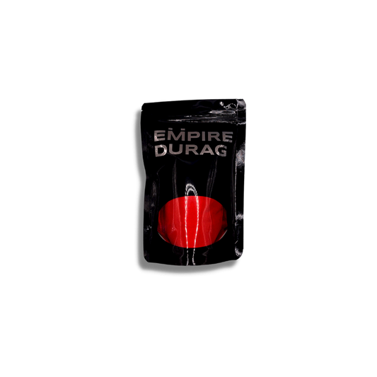 Red Satin Empire Durag