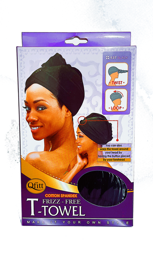 Qfitt T-Towel Cotton Spandex Frizz-Free