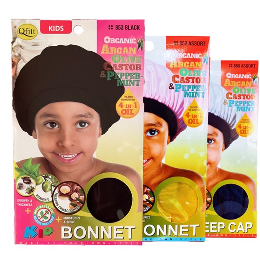 Qfitt Kids Sleep Cap Bonnet