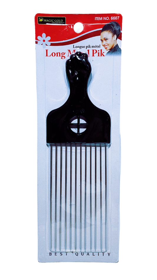 Magic Gold Long Metal Pik Black Power Fist BLM