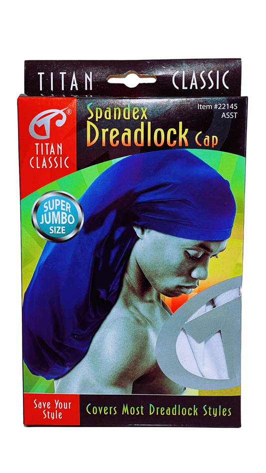 Titan Classic Spandex Dreadlock White Cap