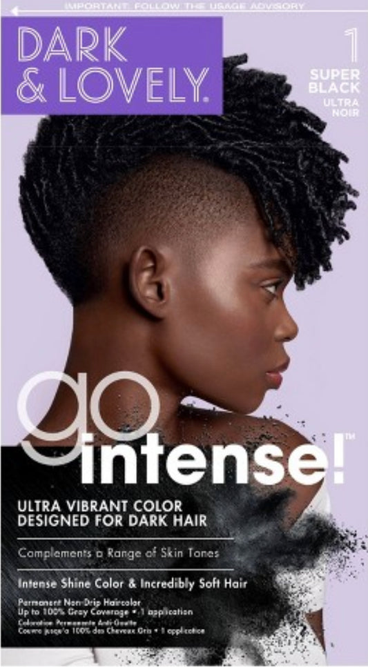 Dark and Lovely Go Intense 1 Super Blavk