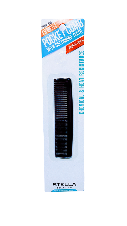Pocket Comb w/ Sectioning Teeth 5 inch