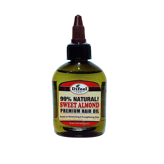 Difeel 99% Natural Sweet Almond Premium Hair Oil