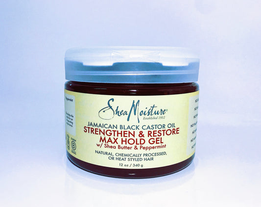 Shea Moisture Jamaican Black Castor Oil Strength & Restore Max Hold Gel
